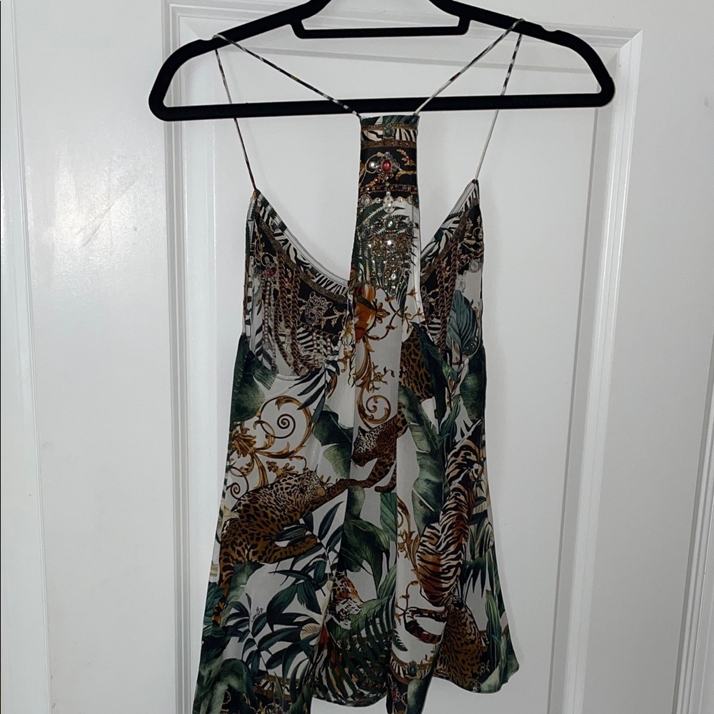 Camilla Embellished T strap Tank - Picture 6 of 13